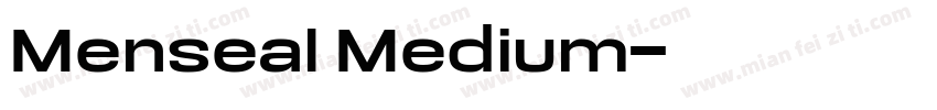 Menseal Medium字体转换